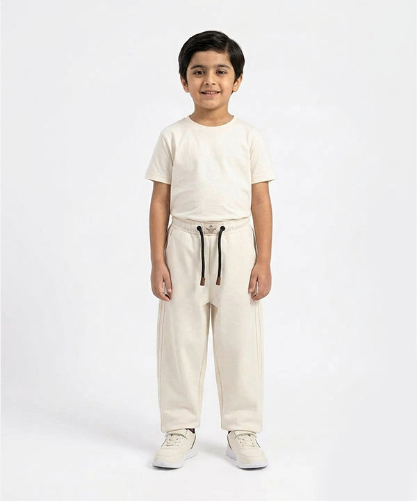 Kids Smart Baggy stretchable premium trouser Fawn BLW-0136