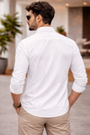 Men's Casual Shirt - Shc-1681 White