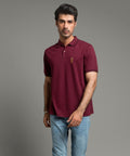 HR Clothing Men's Polo T-Shirt Maroon TSH-5518