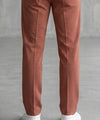Men’s Pinstripe Drawstring Baggy Trousers– LWR-0688 Maroon Stripe