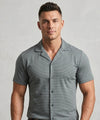 Men’s Pinstripe Drawstring Co-Ord Suit– Relaxed Fit- Green Stripe