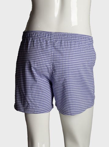 Men's Boxer BXR-0006 BLUE CHECK