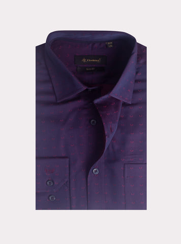 Formal Shirt Dsh-0104 Purplish Blue