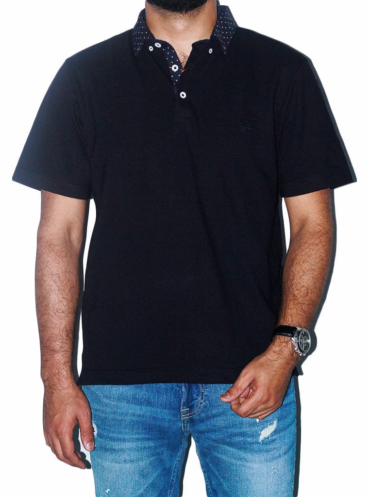 Men's Polo TSH-6248 BLACK