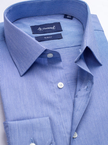 Formal Shirt Dsh-0129 Self Blue